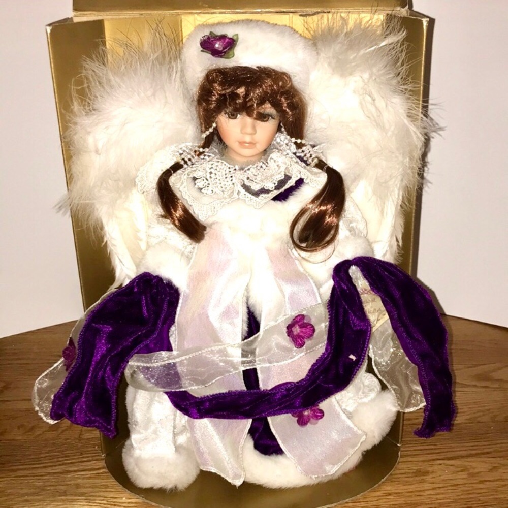 VINTAGE PORCELAIN ANGEL DOLL